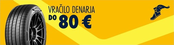Goodyear: Vračilo denarja do 80€